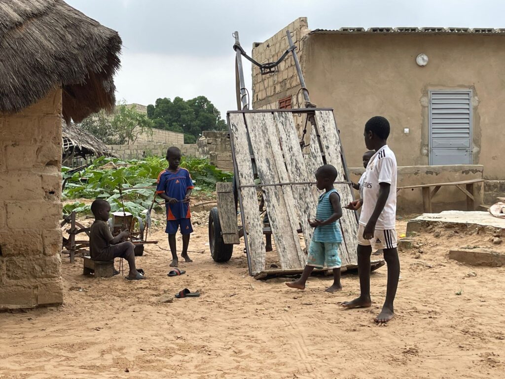 Children at school in M'Bour, Senegal